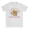 Funny I Tolerate A Lot of Things But Not Gluten T Shirts Men's  100% Cotton Fashion Round Collar  Tees Short Sleeve Clothes