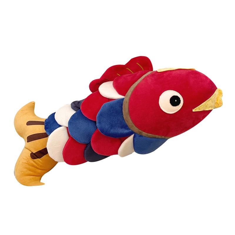 

Koi Fish Plush Toy Stuffed Animal Pillow Cushion For Kids Gift Colorful 65cm