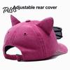 Cat Ear Trucker Hat Hat, Baseball Cap with Detachable Sunglasses, Funny Aviator Style Adjustable Pilot for Outdoor Travel UV Protection Sun Sunglasses