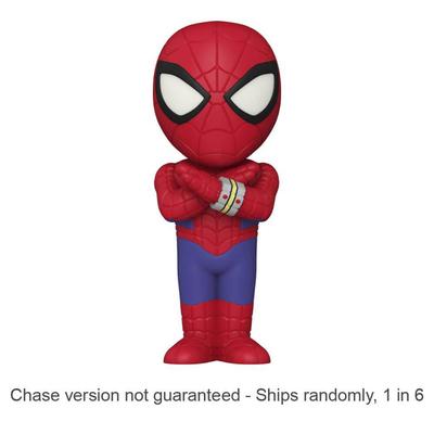Japonijos televizijos serialas „SpiderMan“ „Vinilinis sodas Chase Ships 1 in 6“.
