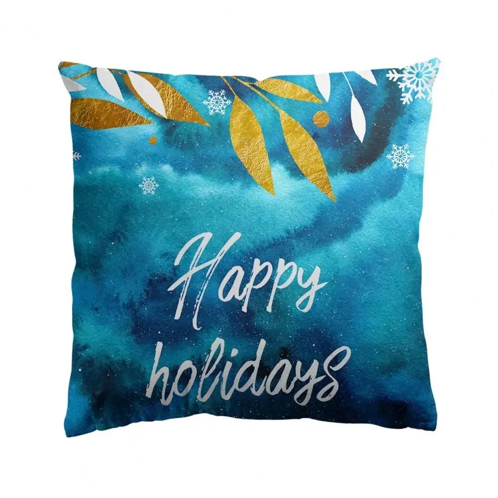 

Рождественская наволочка Элементы Гостиная Диван Наволочка Праздничное украшение 66x66cm