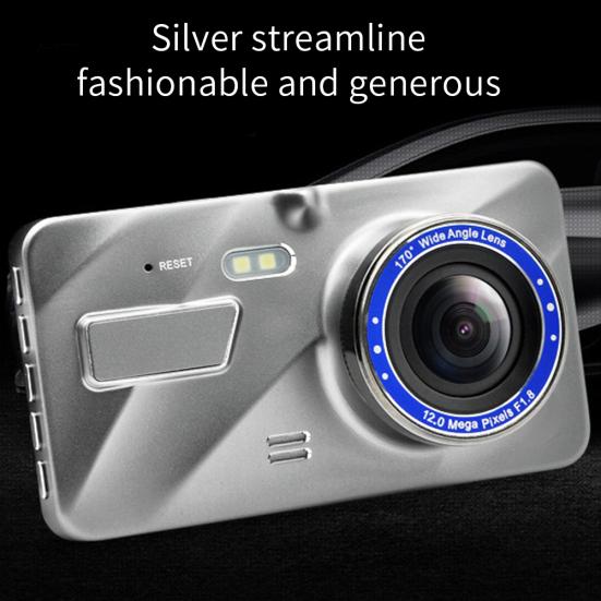3.6 Inch High Clarity 1080P 170 Degree Car DVR Dual Lens Wide-angle Camcorder Dash Cam