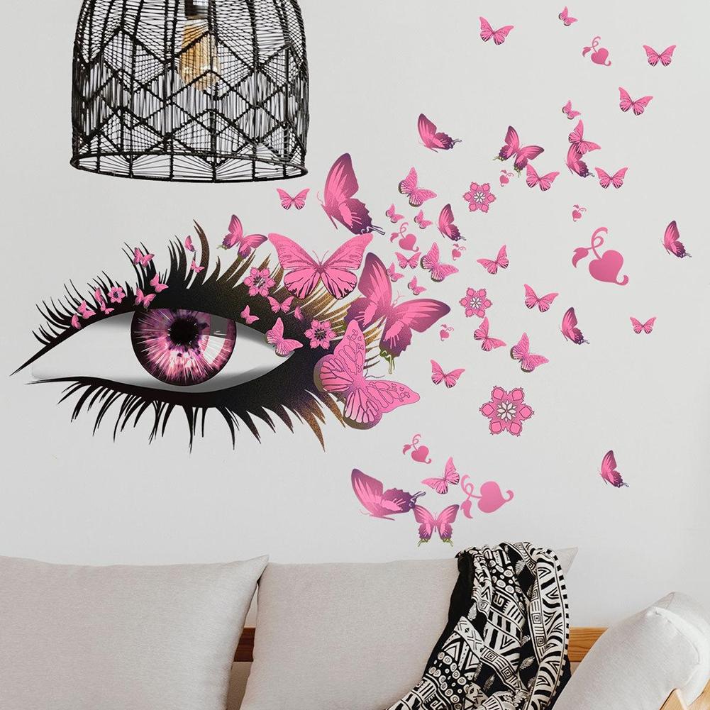 Double-sided Visual Patterns Butterfly Wall Stickers Home Decoration