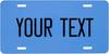 Custom Aluminum Car Tag Personalized Front License Plate Metal Wall Decor for Garage