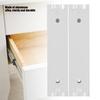 2pcs  Set Mini Aluminum Alloy Durable Smooth Slideway for Drawer Cabinet