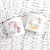 Cartoon Unicorn Printed Creative Mug Water Juice Drinks Milk Cup Enamel Mugs Handle Drinkware Kids Birthday Children's Day Gift