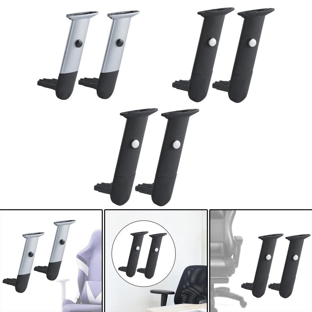 2Pcs Adjustable Arms Armrest,Liftable Chair Armrests ,Executive Swivel Ergonomic Office Chair Chair Armrest Replacement