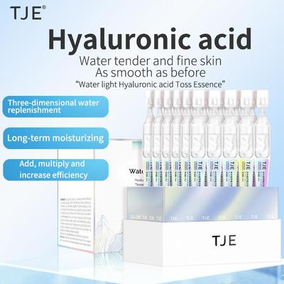 Water Light Hyaluronsäure Tosses Essence 1,2 ml * 30 Stück Feuchtigkeitsspendende Reparatur und Straffung Anti-empfindliches Gesichtsflüssigkeit