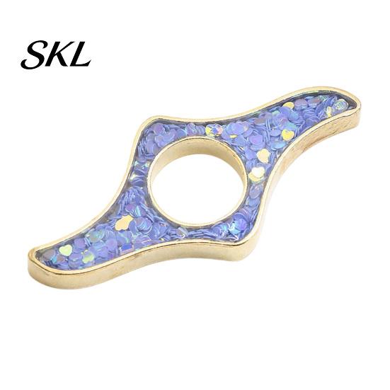 Eye-catching Glitter Bookmark Book Page Holder, Thumb Ring Holder for Reading, Smooth Edge Metal Opener Reading Accessory Students Readers