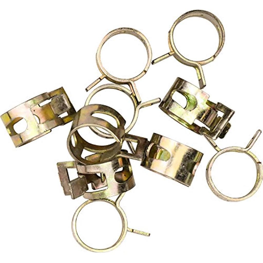 Tubo Gasolio 2 Metri Con Fascette Kit Tubo Benzina FANNAS - 10 Filtri Carburante + 10 Fascette + 2M Tubo, Per Auto Moto Tosaerba Filtro Benzina Moto