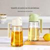 Leak-Proof Glass Dispenser: 2-in-1 Oil & Vinegar Spray Bottle, Soy Sauce & Seasoning Container