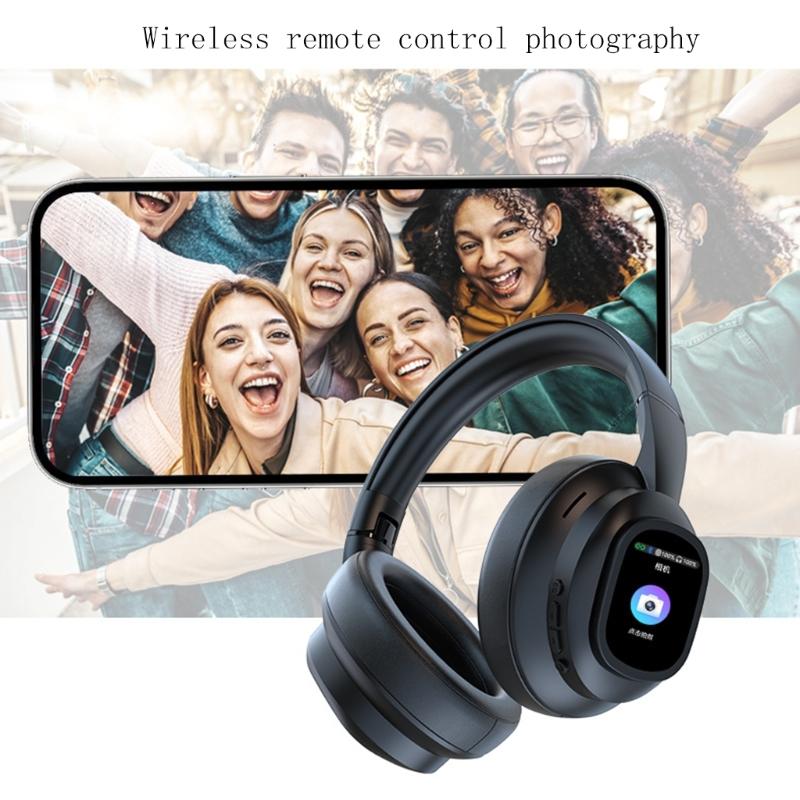 KI-Übersetzung Bluetooth-kompatible Kopfhörer Echtzeit-Anzeige für mehrsprachige Kommunikation Over-Ear-Headsets
