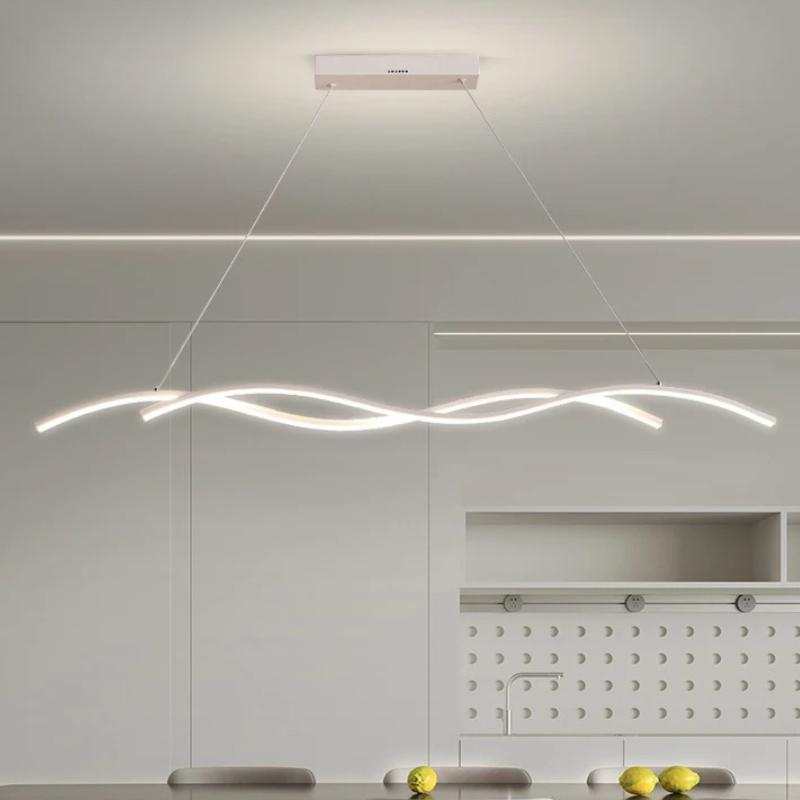 European Modern Minimalist LED Chandelier Indoor Home Living Room Dining Room Bedroom Bar Hotel Decorative Lighting