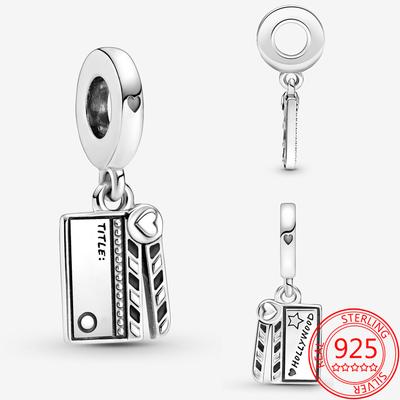 Nieuwe Collectie Zilveren Sieraden Film Maker Bord Bedel Passend Mode Armband 925 Sterling Zilver Bedel Diy Vrouwen Hanger Cadeau