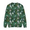 Women's Fashion Casual Long Sleeve Christmas Printed Round Neck Knitted Top