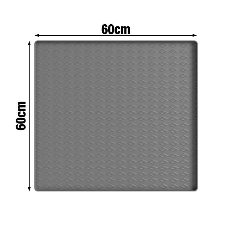 

Dryer Mat 60*60cm Silicone Mat 60*60cm Size Home Appliance Accessory Long-lasting Material Indoor Use Home Cleaning