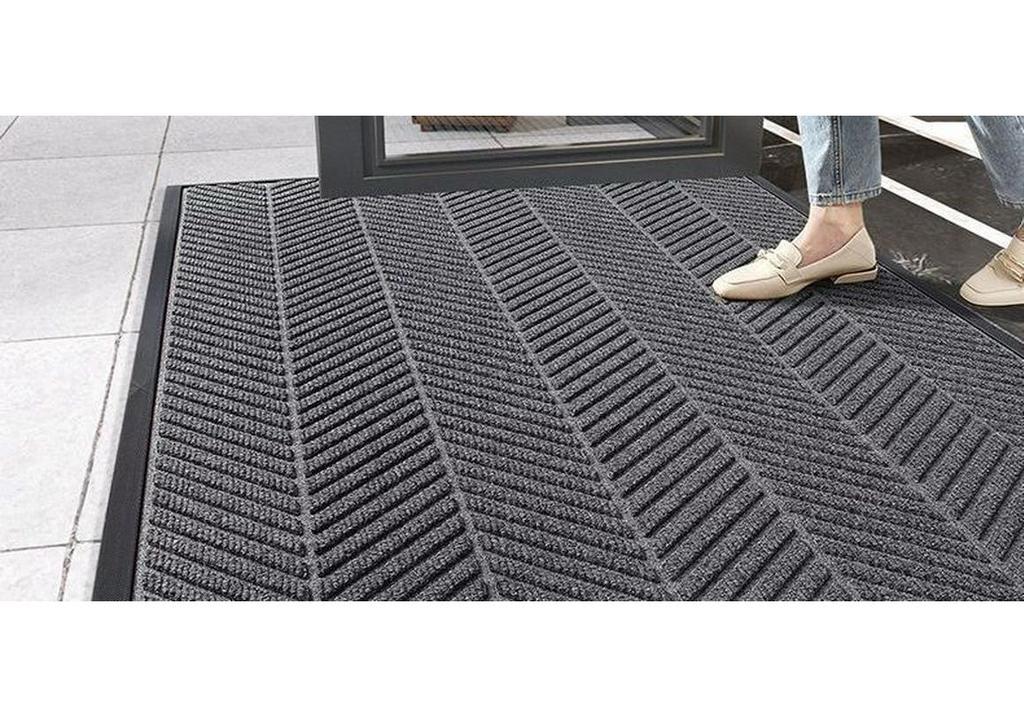 Large Water-Absorbing Anti-Slip Floor Mat - Dust Removal Welcome Mat for Commercial Entrances, Restaurants, and Hotels