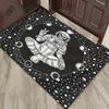 Astronaut in Space Rug for Futuristic Living Areas - Sci-Fi Carpet, Cosmic Design, Modern Home Decor Skid resistant carpet