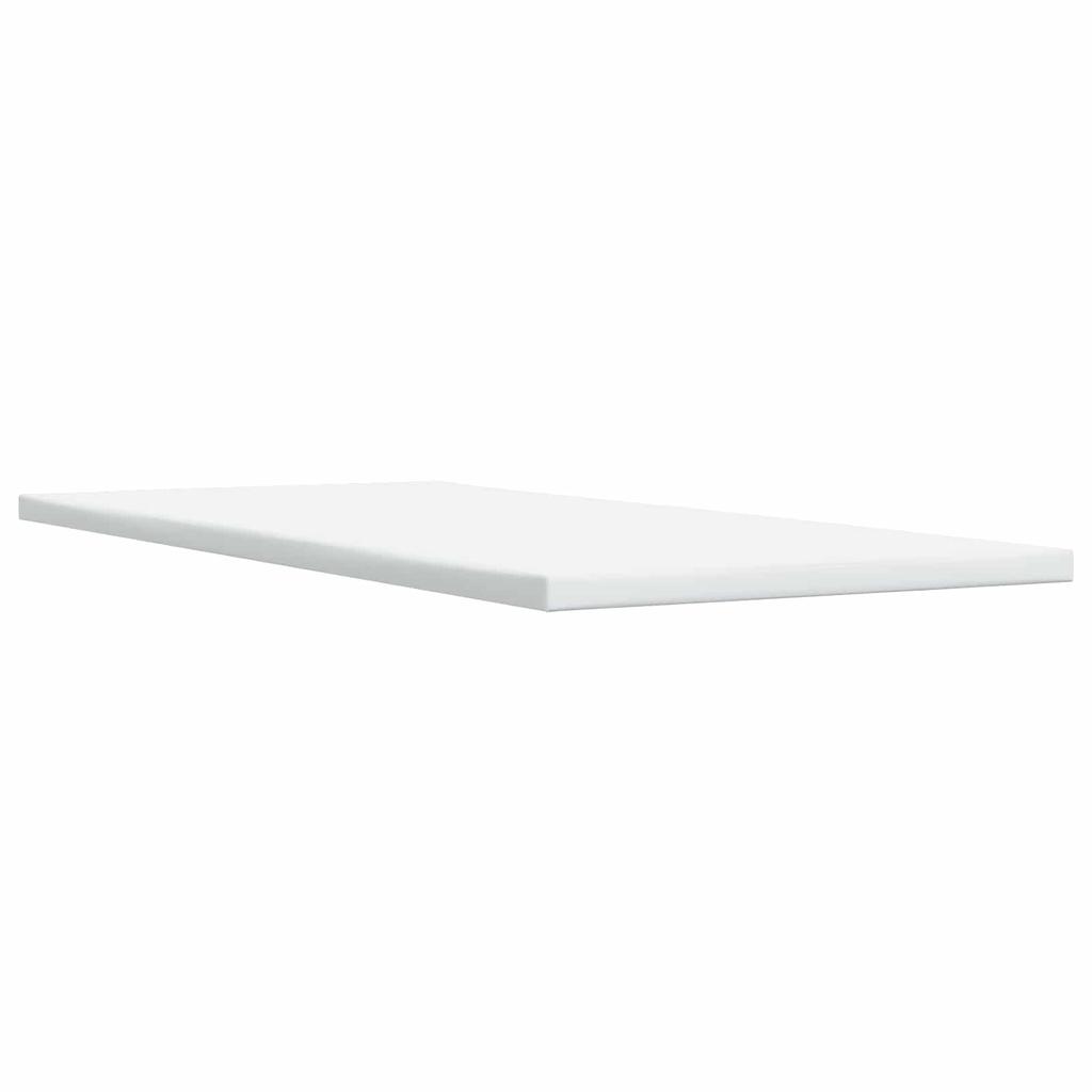 Box Spring Bed with Mattress and Headboard Blue 90 x 200 cm Fabric
