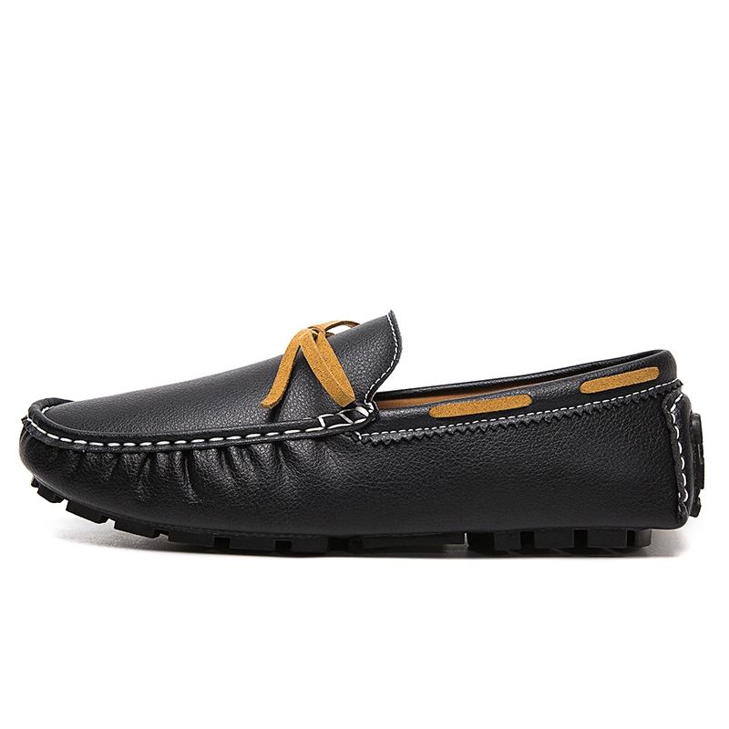 Italian Leather Man Loafers Designer Slip on Driving Shoes Men Soft Loafers Big Size 36-48 Italian Shoes Moccasins Casual Flats