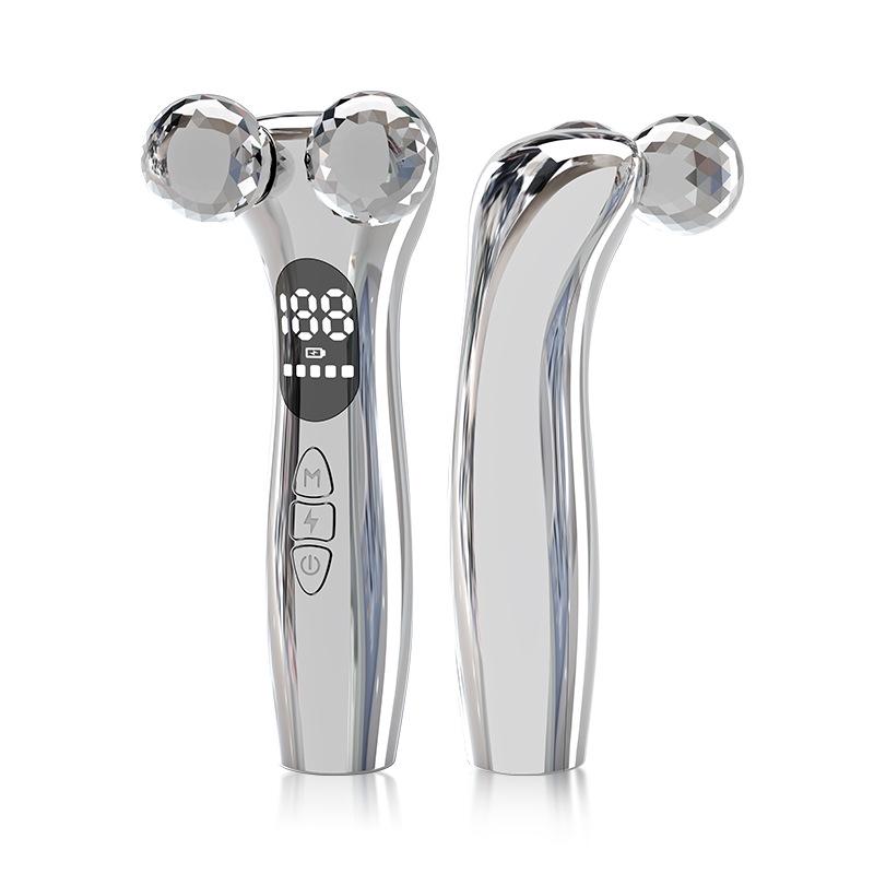 4D Импульсный V-образный микроэлектрический массажер для лица с вибрацией