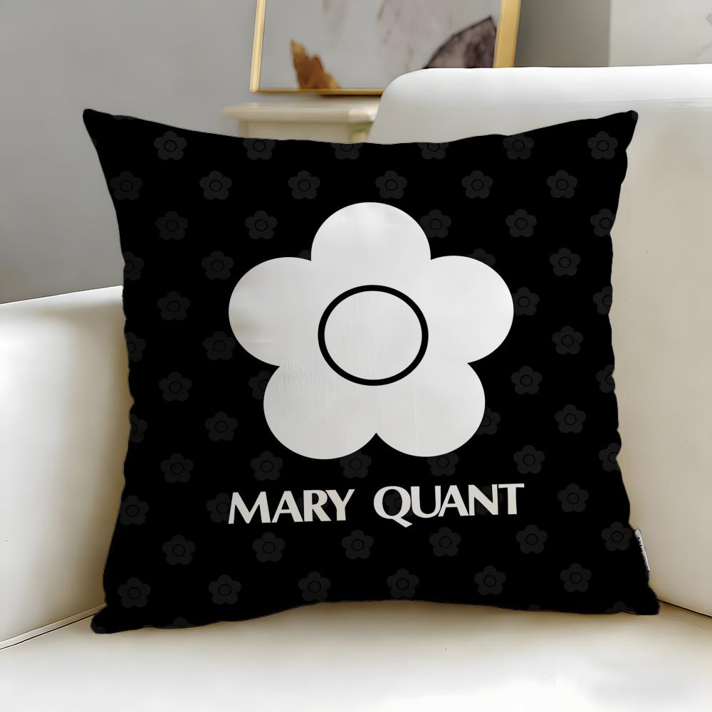 

classic fashion designer Mary Quant Cushion Cover Soft EasyWash Pillow Case Versatile for Couch Bed Travel and Office 30X30cm