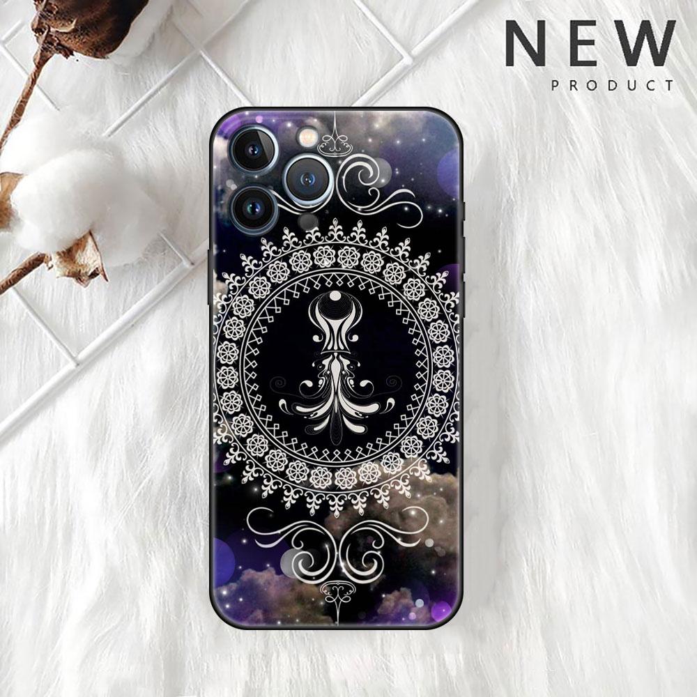 Mandala 12 Constellations Case For Apple iPhone 14 Pro Max 13 11 12 Mini SE 7 8 Plus X XS 6 6S Silicone Phone Cover Soft Funda