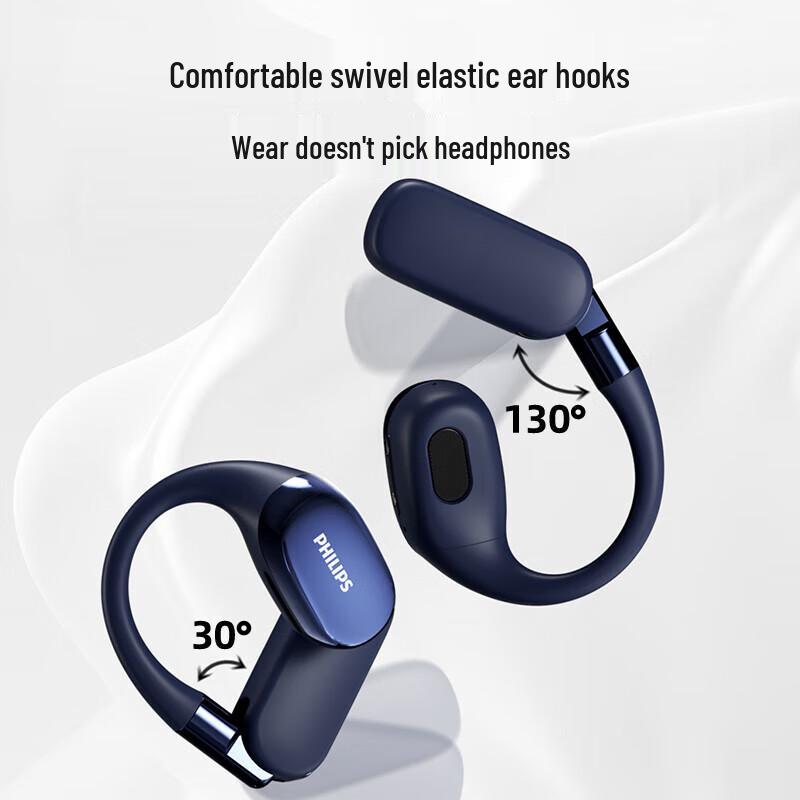 Philips TAT5739 Open-Ear Ear-Hook Sports Bluetooth Headset
