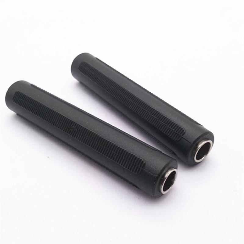 6.5mm Female-to-Female Microphone Extension Coupler Adapter