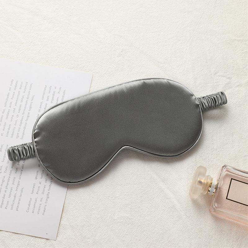 Shield Light Blindfolds Sleeping Eyepatch Double-Side Shading EyeShade Eye Mask Pure Silk