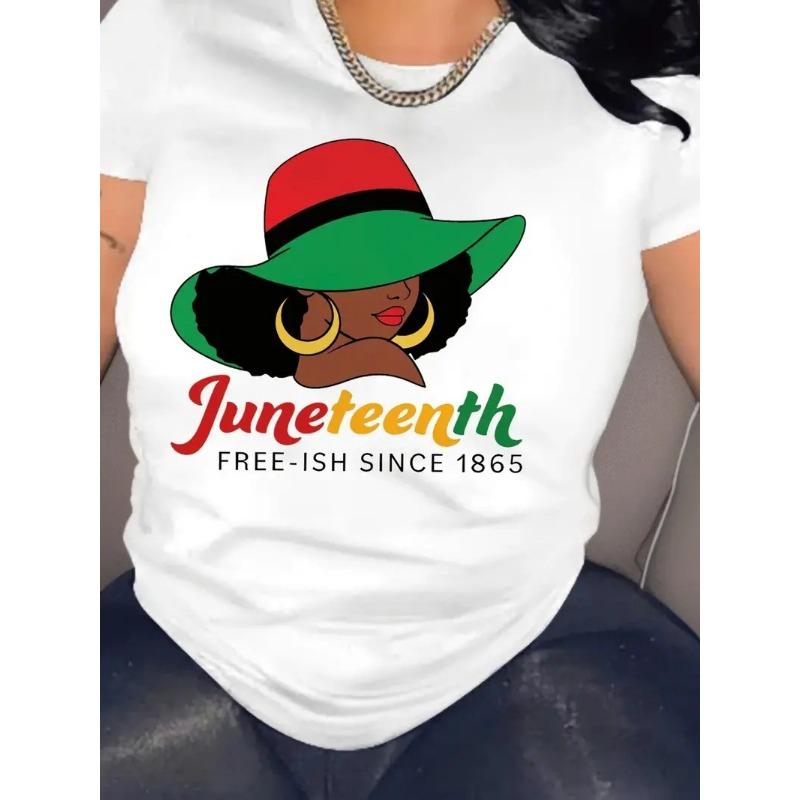 Women's Personalized Pattern 3D Printed White Short Sleeve Casual Short Sleeved Round Neck T-shirt