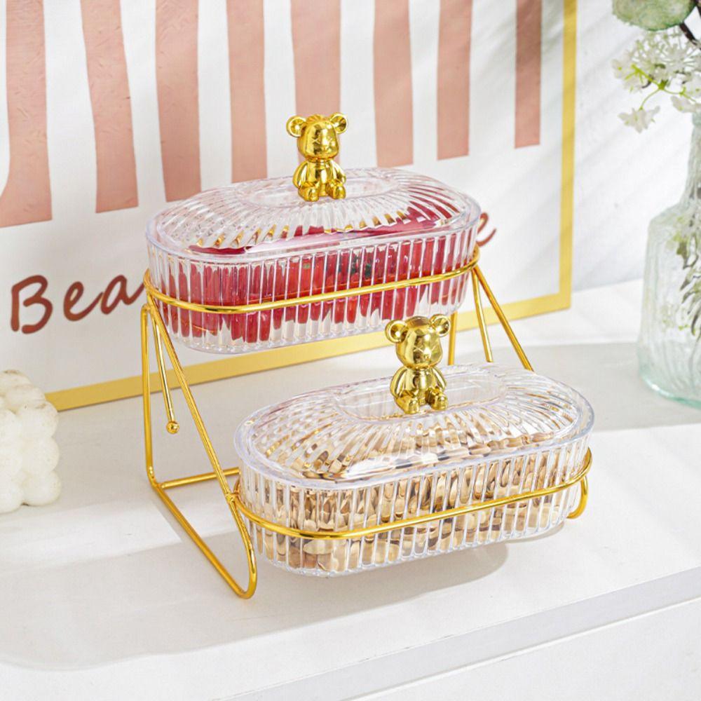 With Lid Fruit Tray Transparent Storage Can Kitchen Supplies Snack Storage Box  Candy