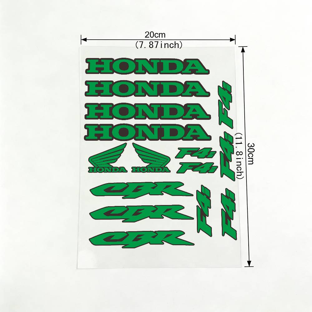 For HONDA CBR F4i 18 Colors Motorcycle Reflective Stickers Waterproof Decals For Helmet Scooter Fuel Tank Toolbox Racing XL0