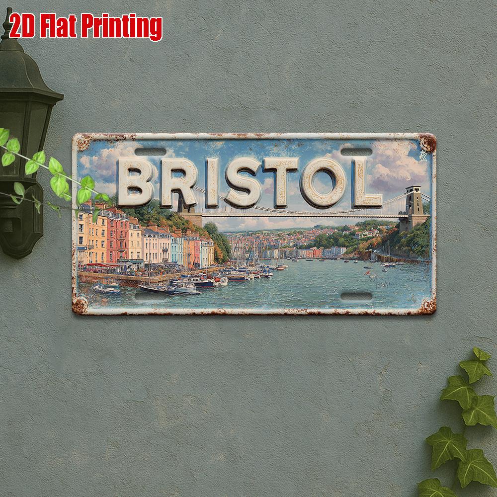 

D Flat D Flat D Flat Print Single Piece Vintage Sign Decorative Plaque and Ornament( X inch Cm) Reykjavik Iceland 15x30cm(5.9x7.8inch)