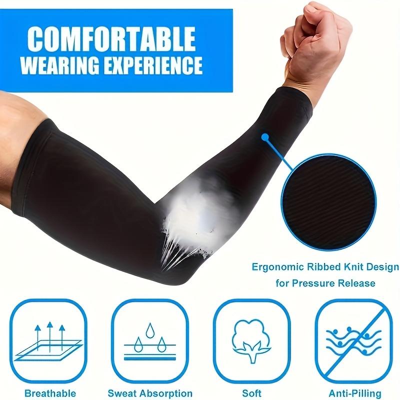 Summer Arm Cover UV Protection Breathable Running Arm Sleeves Outdoor Sport Cooling Sunshade Fishing Cycling Ice Silk Arm Guards