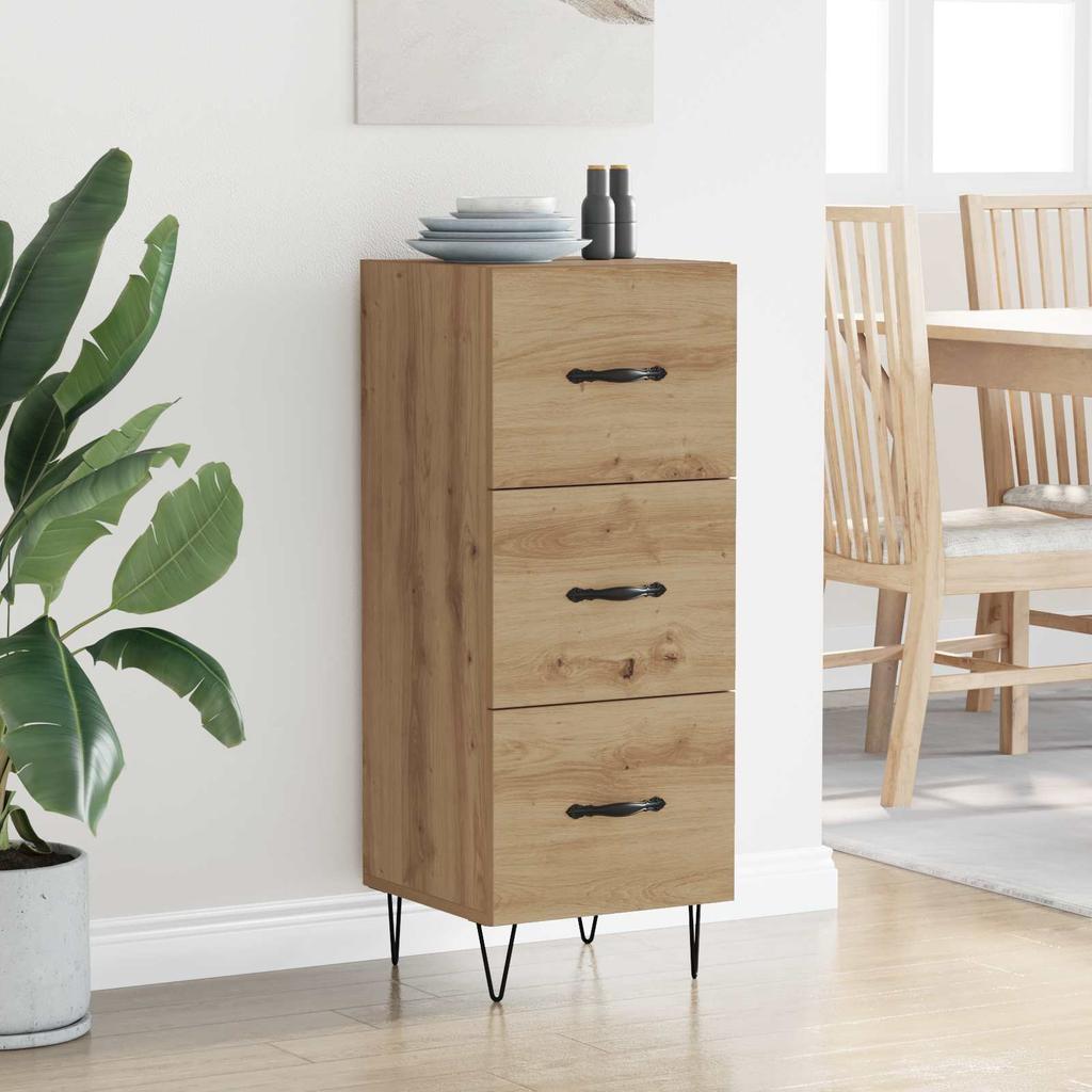 Sideboard Artisan Oak 34 x 34.5 x 90 cm Engineered Wood