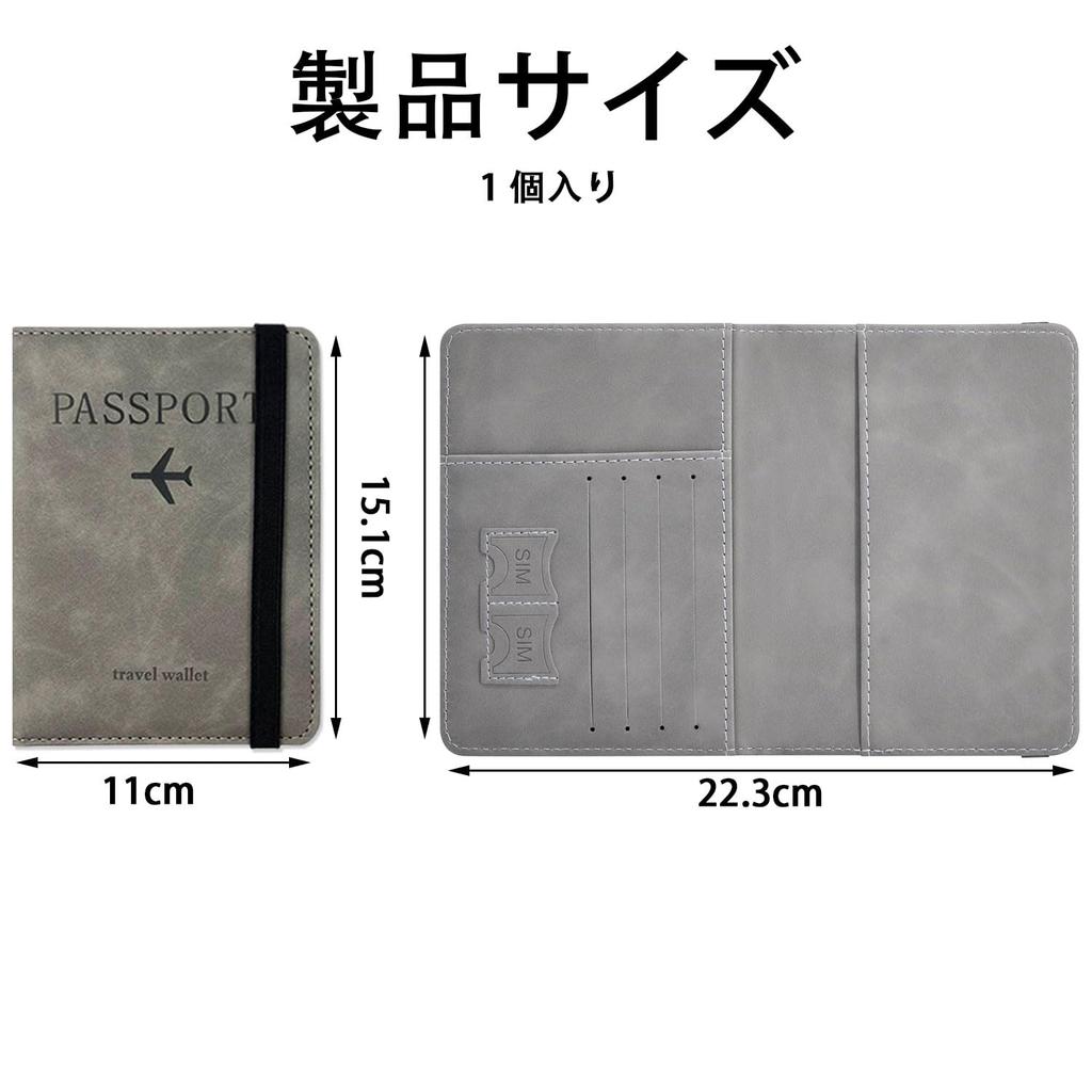 Passport Passport Storage Travel Perfect for Overseas Business Trips and Travel [XuJJJJunB] Cover, Case, Anti-Skimming, Multi-Function Pockets, Pouch,