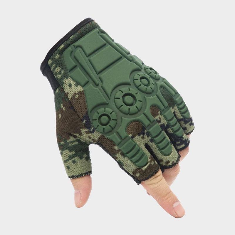 Half-finger Reel Special Forces Outdoor Non-slip Sport Riding Gloves Men Fishing Shooting Hunting Guantes Mitten
