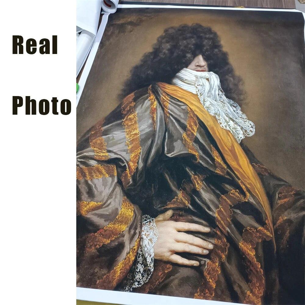 Elegant Lady Bubblegum Art Print Classical Oil Painting Canvas Prints Retro Woman Portrait Canvas Painting Renaissance Art Decor