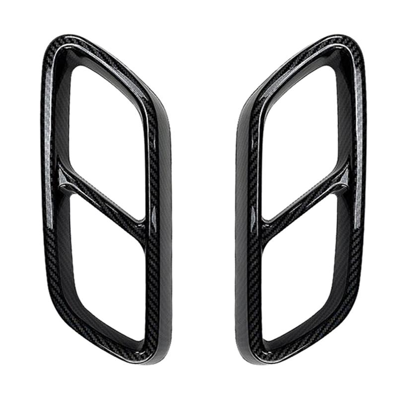 Exhaust Pipe Cover For Mercedes Benz C-Class W206 C200 C260 C300 2022+ Carbon Fibre Carbon Fiber