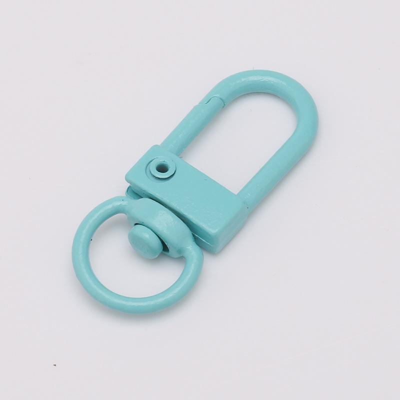 

Красочный эмалированный сплав, застежка для брелка: Маленькая пряжка для двери, Цепочка для мобильного телефона, Аксессуар для DIY украшений, Пружинный карабин, Крючок для собаки