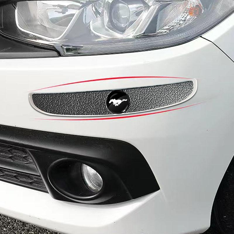 4pcs Car Door Edge Protector Stickers Anti Collision Guards Strip For Ford Mustang ST Line Mondeo Focus Fiesta Escape Kuga Ecosport Ranger Stickers