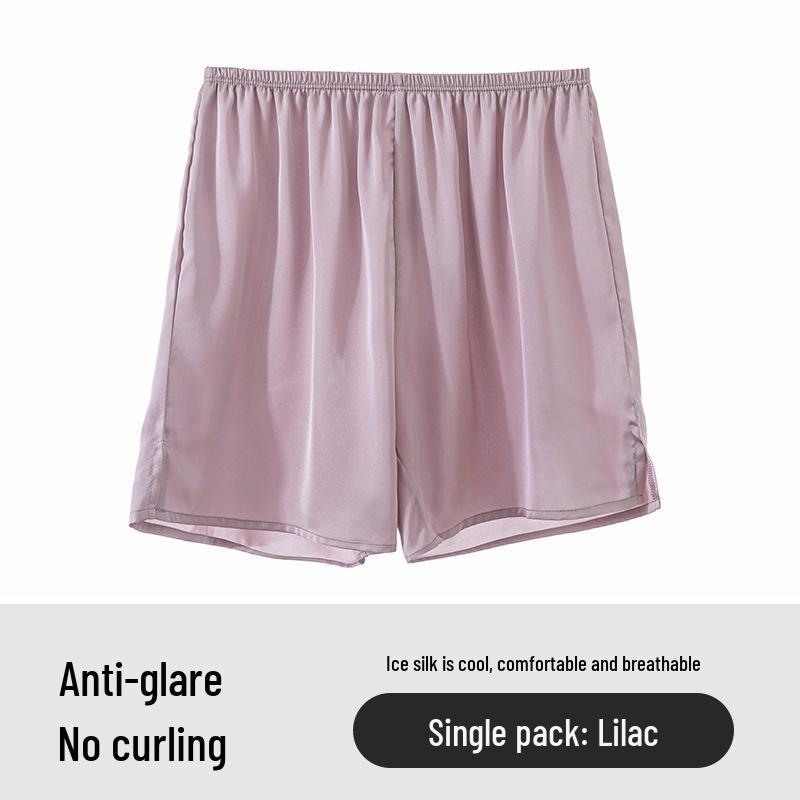 Women s Summer Ice Silk Loose Safety Shorts (2026 New Style) L (110-130)