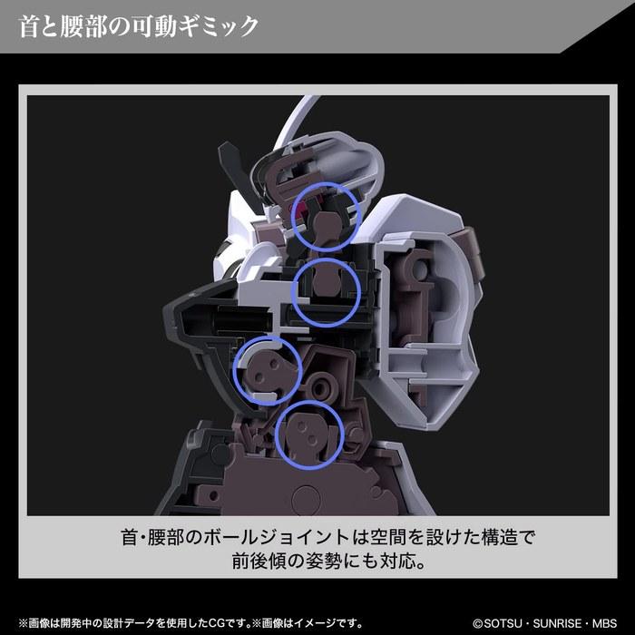 Bandai SPIRITS HG Mobile Suit Gundam: The Witch from Mercury Gundam Schwarzeette 1/144 Scale Model Kit