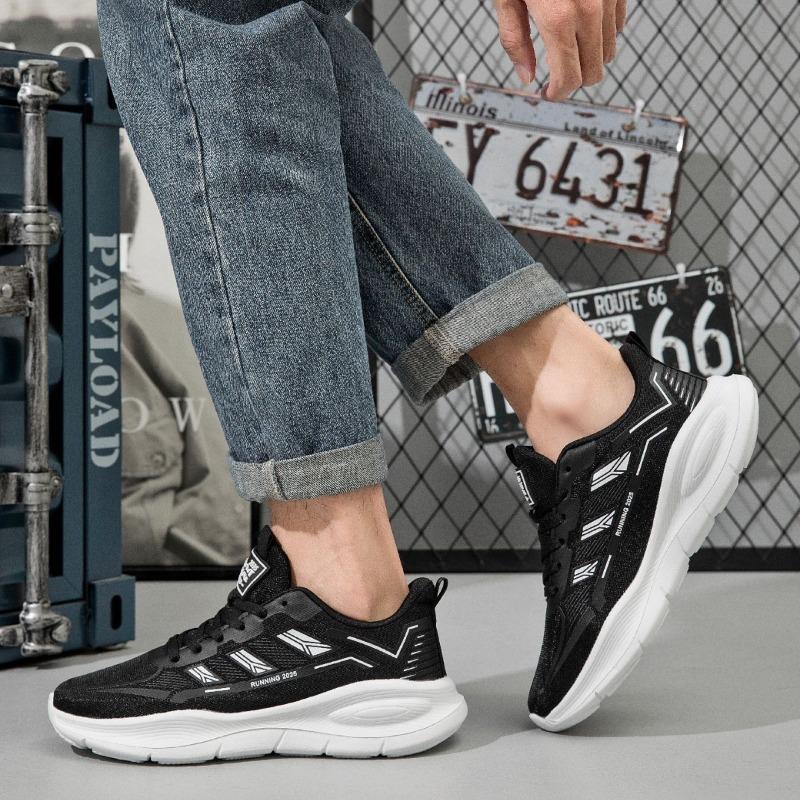 Ultra light and high elastic shock absorbing breathable sports shoes running shoes sports students racing men's shoes couple women's shoes