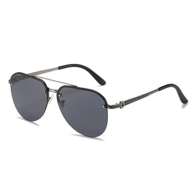 Double Beam Metal Sunglasses Beach Sunglasses Vintage Aviator Sunglasses