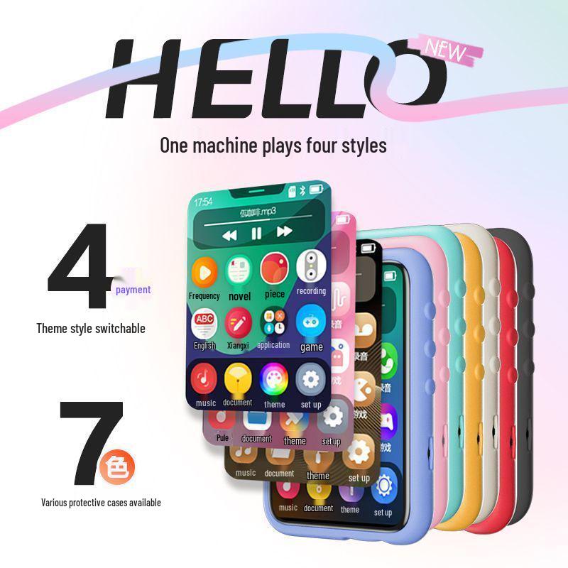 High School Student MP4/MP3 Player - Touchscreen, Bluetooth, Dictionary, and E-Book Reader