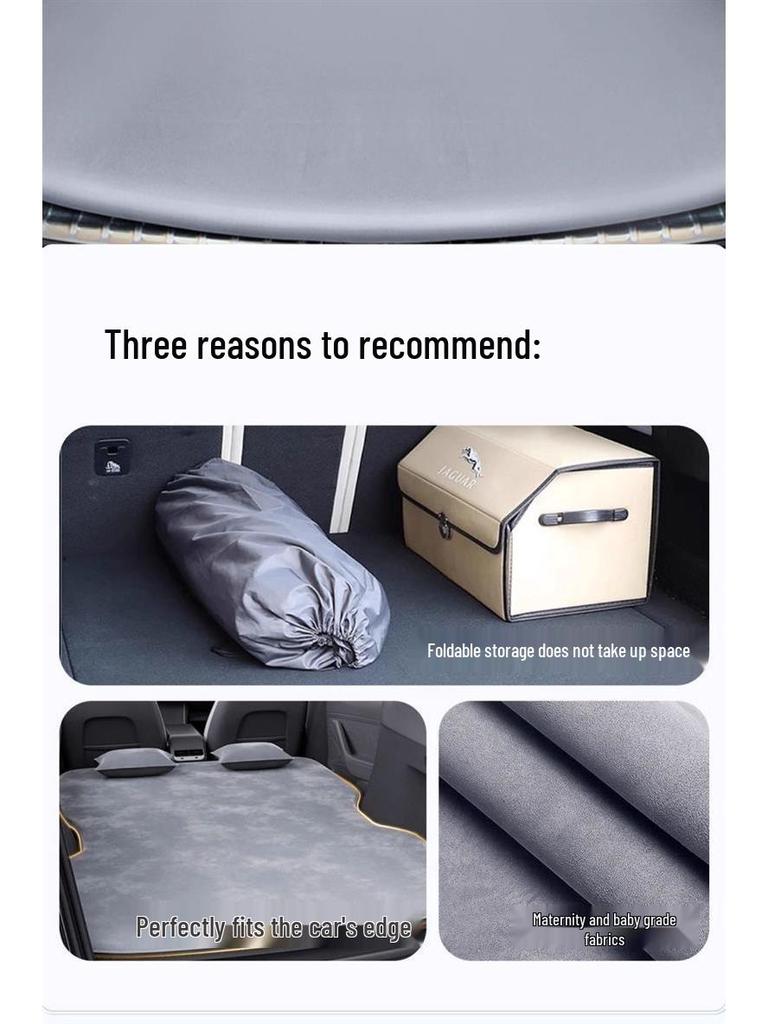 Volvo XC60 Inflatable Car Bed for Trunk - Ideal for Camping, Travel, and Self-Driving Tours