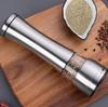 Maomiyoupin Stainless Steel Pepper Grinder, Manual Pepper Mill, Black Pepper Powder Maker,  Peppercorn Grinder, Sea Salt Shaker