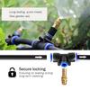 10PCS Brass Adjustable Garden Micro Sprinklers Nozzle for 5/8mm 8/12mm PE Hose Outdoor Misting Cooling System Watering Atomizer